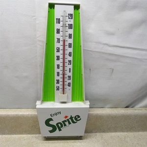 Vintage Advertising Thermometer Sprite Soda Pop, Original, U.S.A. 18" Plastic - Picture 1 of 9