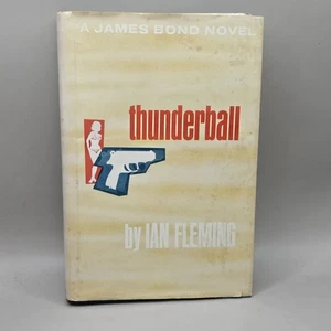 James Bond Thunderball Ian Fleming Hardcover Book 1961 Book Club Edition DJ - Bild 1 von 10