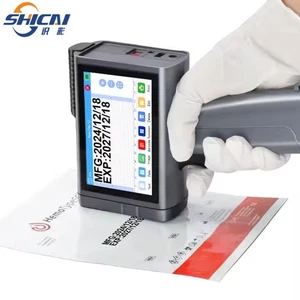 Aluminum shell handheld inkjet printer 25.4mm date pattern text number logo - Afbeelding 1 van 4