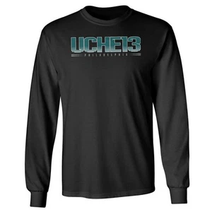 Uche 13 Support Letters Design - Philly Soccer Fans Long Sleeve Tshirt - Picture 1 of 2