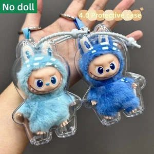 Schutzhülle für Labubu 4.0 Mini Schlüsselanhänger Puppe Staubschutz & Displayschale - Bild 1 von 11