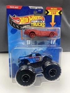 Hot Wheels Monster Truck & Car - RACE ACE & CRUSHED LIMOUSINE - PLÖTZLICHER STOP [JCG42] - Bild 1 von 7