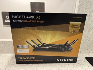 Netgear Nighthawk X6 AC3200 Tri-Band WiFi Router R8000 - Picture 1 of 7