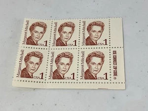 Margaret Mitchell Lot x6 unbenutzte 1 Cent Briefmarken. NEU. - Bild 1 von 2