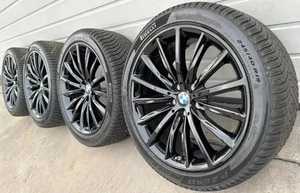 Original BMW 5er G30 G31 19 Zoll Winterräder Vielspeiche 633 6863419 DOT24 7-8mm - Bild 1 von 9