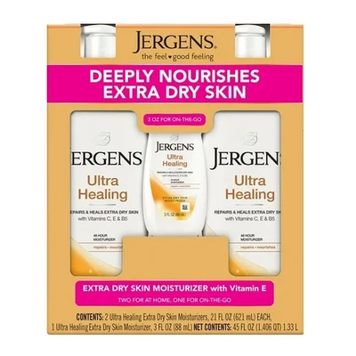 Jergens 22984257 Ultra Healing Extra Dry Skin Moisturizer with Vitamin E - Image 1 of 4