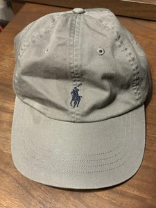 Polo Ralph Lauren Hat Cap Adjustable - Olive Green / Blue Pony Flaw - Picture 1 of 6