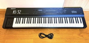 ENSONIQ KS-32 76 teclas teclado sintetizador estación de trabajo probado - Imagen 1 de 9