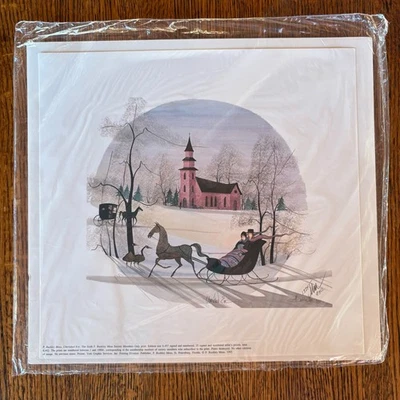 P Buckley Moss «Заветная Ева» 1993 Члены Общества Только Редкий Принт #19745 - Изображение 1 из 4