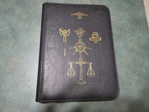 Carpeta negra de la tumba del faraón 360 tarjetas 9 bolsillos carpeta de álbum de tarjetas coleccionables yugioh - Imagen 1 de 2