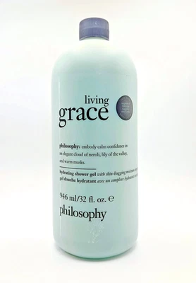 Champú 3 en 1 Philosophy Living Grace gel de baño y ducha 32 oz, sellado + bomba Foto 1 de 2