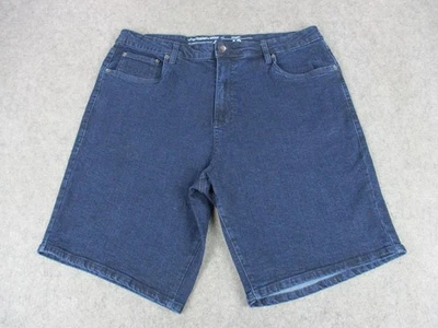 LRG Shorts Mens 38* Blue Denim Jean Skinny Fit Casual Lifted Research Group - Image 1 of 4