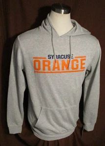 Sudadera con capucha para hombre Syracuse Orange, mezcla de algodón, gris, talla M, nueva - Imagen 1 de 10