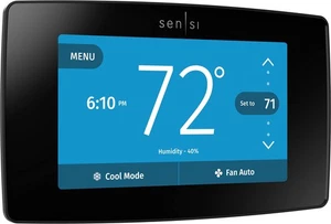Emerson Sensi Touch Wi-Fi Smart Thermostat with Touchscreen Color Display, Wo... - Picture 1 of 12