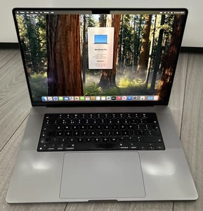 Apple MacBook M1 Pro 16" 2021 Grey 500GB 16GB Good Condition 234CC Warranty!! - Afbeelding 1 van 14