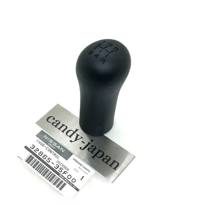 Nissan Genuine Shift Knob 5 Speed Black 89-98 240SX S13 180SX Silvia 32865-35F00 Foto 1 de 4