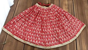 Boho Embroidery Hippie Gypsy Belly Dance Kuchi India Banjara Rabari Tribal Skirt - Imagen 1 de 5