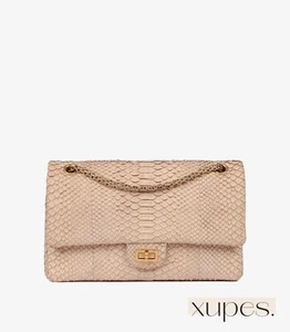 Chanel Beige Python Leather 226 2.55 Reissue Double Flap Bag - Bild 1 von 10