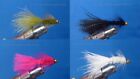 1 Dozen Wooly Bugger Streamers Black White Pink Olive #10 #12 Bh Trout Flies