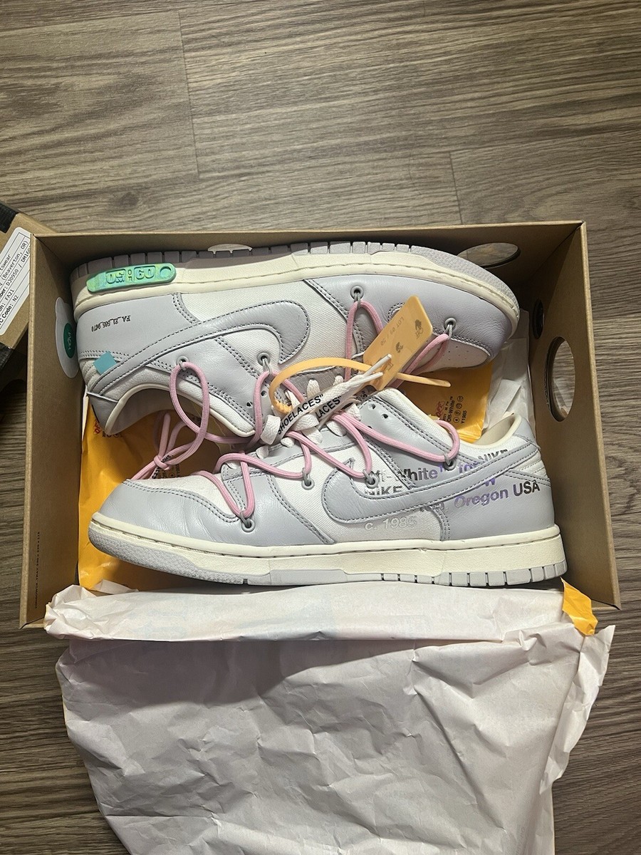 Nike Off-White x Dunk Low Lot 09 of 50 for Sale Nike Off-White x Dunk Low Lot 09 of 50 for Sale