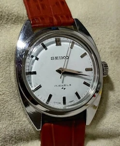 Reloj de pulsera vintage Seiko 31 mm 66A reparado con cuerda manual 17 joyas para hombre IR74 - Imagen 1 de 6