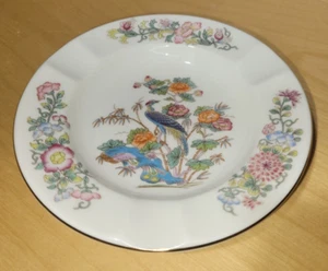 Vintage Wedgwood Bone China Kutani Crane Ashtray - 4 1/2" - Very Good Condition - Picture 1 of 9