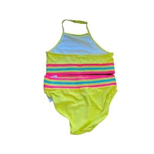 NORDSTROM Kids' Stripe Trim Two-Piece Swimsuit Big Girl Size 16 - Picture 1 of 9