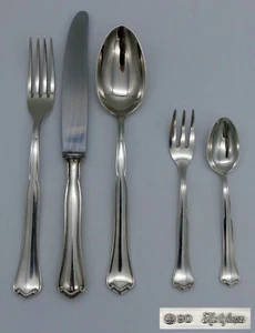 Kompl. Besteck Koch & Bergfeld Renate Hartglanz 90er Silberauflage 30-tlg. - Bild 1 von 8