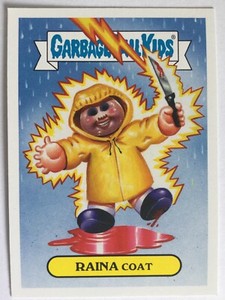 Garbage Pail Kids Sticker Revenge Of Oh The Horror-Ible 1b Raina Coat Cult