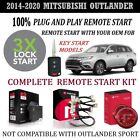 Remote Starter Kit MITSUBISHI OUTLANDER 2014-2020 KEY START Plug & Play 3X Lock