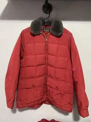 Vintage 50s 60s Eddie Bauer Down Jacket Coat Blizzard Proof Women Size 20 Large - Image 1 of 4