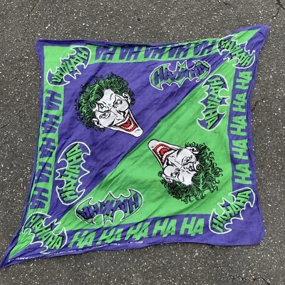 Batman El Guasón La Broma Asesina Bandana Bufanda Pañuelo DC Comics Villano  Foto 1 de 4