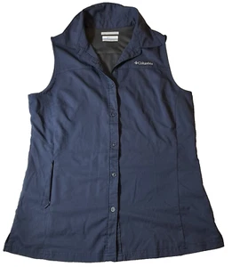 Colombia Sportswear Omni-Shade Sonnenschutz Shirt Damen Medium Navy Blau Top - Bild 1 von 21