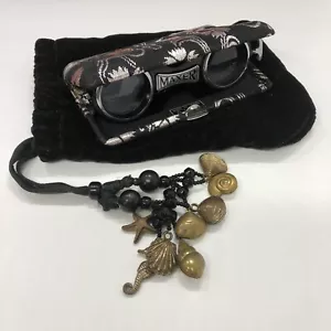 Vtg Maxer Opera Glasses Made in Japan 3.5 x 26 Pocket Binoculars Velvet Pouch - Picture 1 of 12