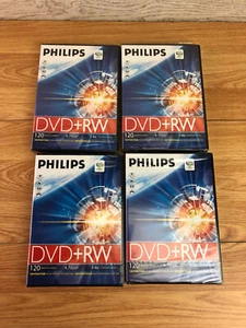 Bundle 4 x Philips DVD+RW 120 Minutes  - Picture 1 of 3