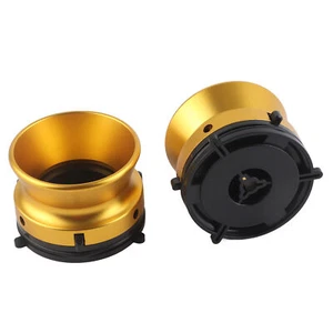 Gold 1 Pair NAB Hub Adapters Professional Polished 10in Opener For Studer Re Set - Picture 1 of 22