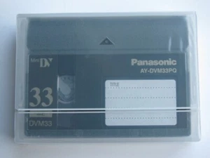 PANASONIC 33min Professional Mini-DV Camcorder Kassette AY-DVM33PQ NEU 000-983*