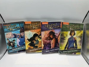 The Legend Of Korra DVD Books 1, 2, 3, & 4! Good Condition, Nickelodeon Set - Picture 1 of 3