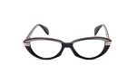 Vintage Silhouette Brille Fassung Damen Schwarz Silber 47 17Mm Cat Eye D2