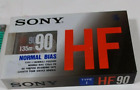 sealed sony 90 min hf cassete tape brand new sealed