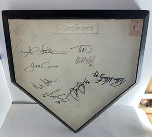 MLB Breast Cancer Awareness Charity Event Signed Home Plate Dan Marino Al Leiter - Picture 1 of 10