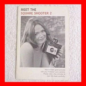  POLAROID MODEL SQUARE SHOOTER 2 LAND CAMERA INSTANT OWNERS MANUAL BOOKLET - Picture 1 of 2