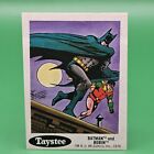 1978 Taystee Bread DC Superheroes Stickers Batman and Robin #12 EX
