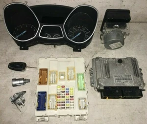 * Kit ECU FORD FOCUS Fusibile Orologi ABS 1.0 Benzina 52K 2015-2018 MK3 H1FA-12A650-BB - Foto 1 di 12