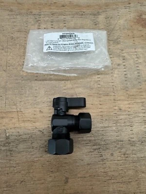 Kingston Brass KF5440MB 2-5/16" High Angle Stop Valve, Matte Black *READ* - Image 1 of 4