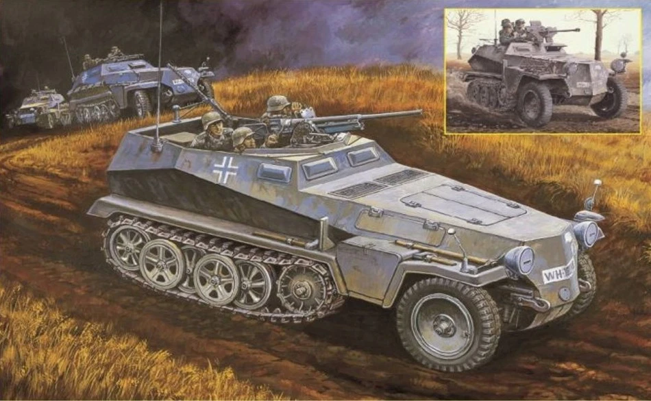Sd.Kfz.250 Ausf.A SCHUETZENPANZERWAGEN (2 IN 1) KIT 1:35 - Immagine 1 di 1