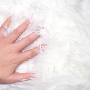 Faux Fur Fabric Shaggy Craft Fur White Fur for Crafts,Gnomes,Costume,Camera F... - Picture 1 of 6