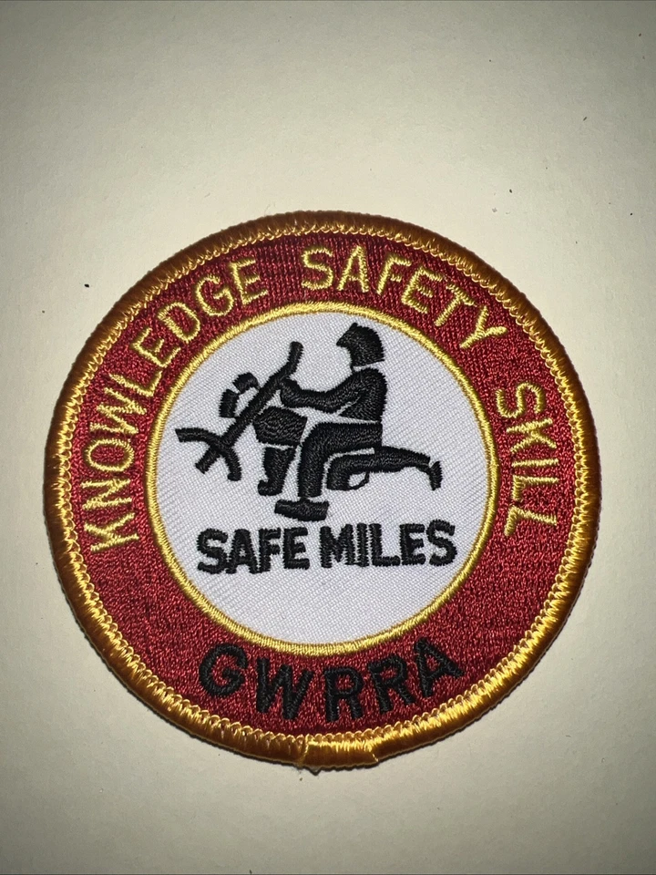 Vtg Gold Wing Road Riders Knowledge Safety Skill Safe Miles Jacket Patch GWRRA - Image 1 of 1