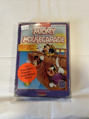 Mickey Mousecapade Circle (Nintendo NES) Complete in Box CIB #1 - Image 1 of 4
