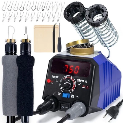 WEP 939D VI Kit Pirografo per Legno con Doppia Penna 250–750℃ Strumento per - Immagine 1 di 4